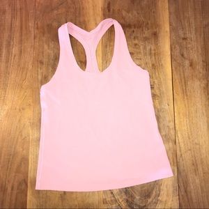 Lululemon Cool Racerback Short Tank Top Nulu, Pink Puff, 6